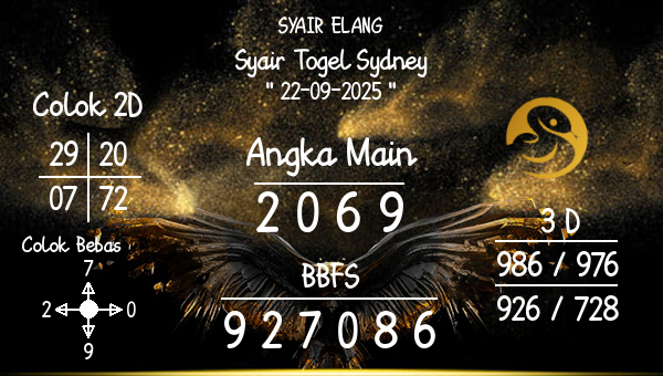 SYAIR ELANG - Syair Togel Sydney